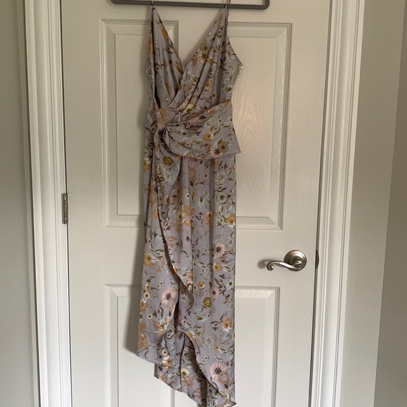 ASTR the Label satin Wrap Dress - Picture 1 of 2